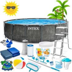 Intex Vrtni okvir za bazen 457 x 122 cm 18in1 komplet INTEX 26742