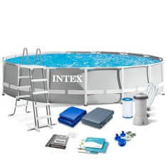 Intex Vrtni okvir bazen 457 x 107 cm Komplet 12 v 1 INTEX 26724