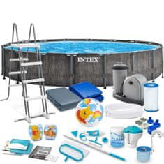 Intex Vrtni bazen s stojalom 549 x 122 cm 21in1 INTEX 26744 + skuter GRATIS