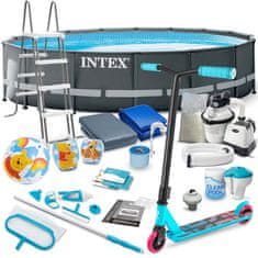 Intex 488 x 122 cm 21in1 INTEX okvir vrtni bazen 26326 + skuter GRATIS