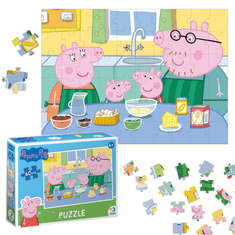 DoDo PEPPA PIG IN THE KITCHEN 60-DELNA SESTAVLJANKA ZA NAJMLAJŠE 200331