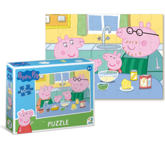 DoDo PEPPA PIG IN THE KITCHEN 60-DELNA SESTAVLJANKA ZA NAJMLAJŠE 200331