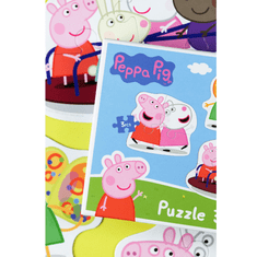 DoDo PEPPA PIG 3 IN 1" PEPPA PIG PUZZLE 3 uganke v eni škatli 200339