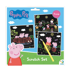 DoDo SCRATCH ART PEPPA PIG SCRATCH PAINTING ZA NAJMLAJŠE 200185