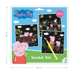 DoDo SCRATCH ART PEPPA PIG SCRATCH PAINTING ZA NAJMLAJŠE 200185