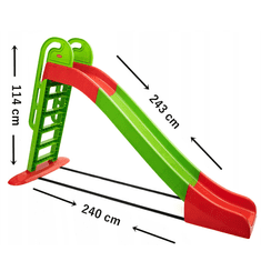 Doloni Diapozitiv Large XL Diapozitiv 243 cm Prostostoječi hlev, idealen za vrt 014550/1