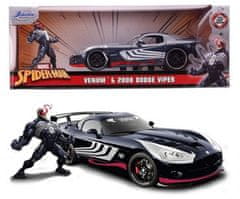 Jada Toys Jada Marvel Spider Man Venom Dodge Viper 2008 1:24