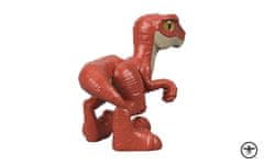 Mattel Imaginext Jurski svet Baby Dino Raptor Rdeča 7cm