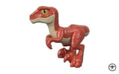 Mattel Imaginext Jurski svet Baby Dino Raptor Rdeča 7cm