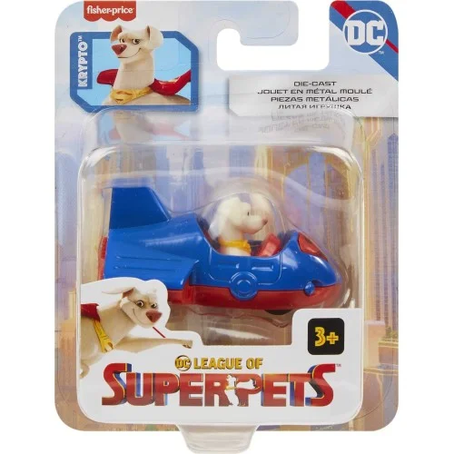 Mattel Fisher Price Liga super živali Krypto avto 7cm