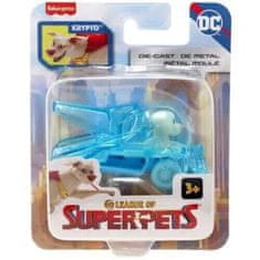 Mattel Fisher Price Liga super živali Krypto avto 7cm