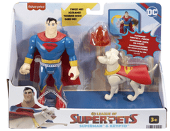 Mattel Fisher Price Liga super hišnih ljubljenčkov Superman in Krypto