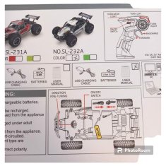 Miramarket Daljinsko voden RC avto Raptor na daljinsko upravljanje 2,4 GHz