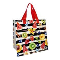 Miramarket Zelena nakupovalna torba 34x33x19 Tutti Frutti 1sz