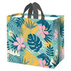 Fraspo Nakupovalna torba 36L 45x20x40 Monstera roza 1pc