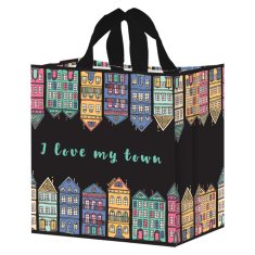 Fraspo Nakupovalna torba 24L 35x20x35cm City črna 1 kos