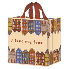 Fraspo Nakupovalna torba 24L 35x20x35cm City beige 1 kos