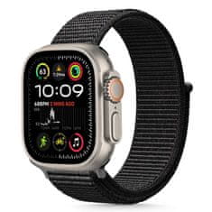 Tech-protect Nylon pašček za Apple Watch 44/45/46/49mm, black