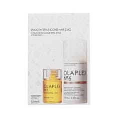 Olaplex Smooth Style Icons Hair Duo Set krema za lase No.6 Bond Smoother 100 ml + olje za lase No.7 Bonding Oil 30 ml za ženske