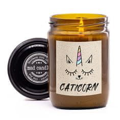 Svíčka ve skleněné dóze Mad Candle, Caticorn, 360 g