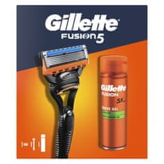 Gillette Fusion darilni set, brivnik Fusion5 + gel