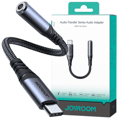 Joyroom JOYROOM SY-C01 USB-C DAC ADAPTER NA 3,5 MM MINI JACK - ČRN