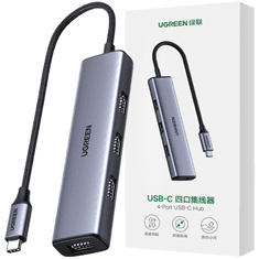 Ugreen UGREEN USB TYPE C HUB RAZDELILNIK - 4X USB 3.2 GEN 1 SREBRN (CM473 20841)