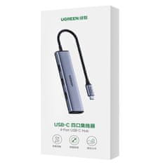 Ugreen UGREEN USB TYPE C HUB RAZDELILNIK - 4X USB 3.2 GEN 1 SREBRN (CM473 20841)