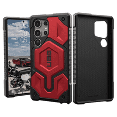 UAG OVITEK UAG MONARCH PRO ZA SAMSUNG GALAXY S24 ULTRA 5G Z MAGNETNIM MODULOM - ČRNO-RDEČ