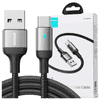 JOYROOM USB - USB C 3A KABEL ZA HITRO POLNJENJE IN PRENOS PODATKOV SERIJA A10 3 M ČRN (S-UC027A10)