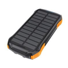 Choetech CHOETECH SOLAR POWER BANK Z INDUKTIVNIM POLNJENJEM 10000MAH QI 5W ORANŽNA (B659)