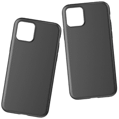 HURTEL SOFT CASE ZA SAMSUNG GALAXY S23 ULTRA TANEK SILIKONSKI OVITEK ČRN