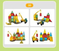 Magnetic Tiles Magnetni gradbeni set Dream Builder 35 delni set - Magnetic Tiles