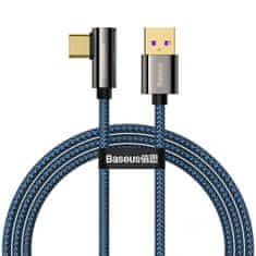 BASEUS Kabel USB na USB-C Baseus Legend Series, 66W, 1m (modri)