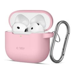 Tech-protect Silicone Hook ovitek za Apple AirPods 4, roza