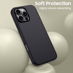 Tech-protect Silicone MagSafe ovitek za iPhone 16 Pro, črna