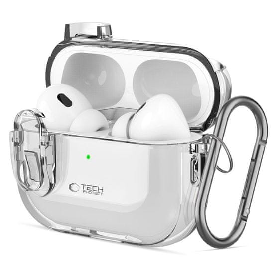 Tech-protect Slim Hook ovitek za Apple AirPods Pro 1 / 2, prozoren