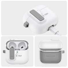 Tech-protect Slim Hook ovitek za Apple AirPods 4, belo