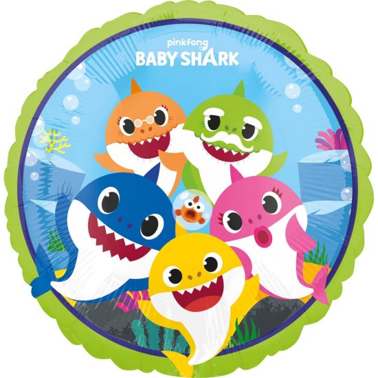 Amscan Standardni balon iz folije Baby Shark 43 cm -