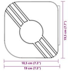 Vidaxl Zložljiva tenda modra in bela 4,5x3 m blago in aluminij