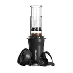 shumee AeroPress Go Plus - Aparat za kavo s termo skodelico, črn