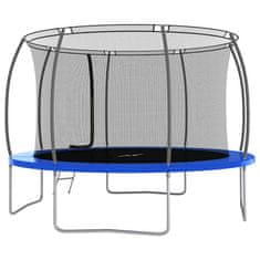 Vidaxl Trampolin komplet okrogel 366x80 cm 150 kg