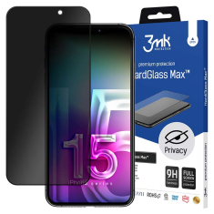 3MK APPLE IPHONE 15 PLUS - 3MK HARDGLASS MAX PRIVACY