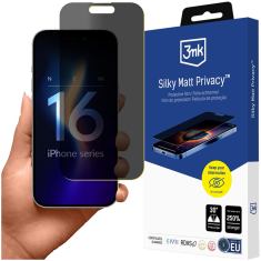 3MK APPLE IPHONE 16 PRO - 3MK SILKY MATT PRIVACY