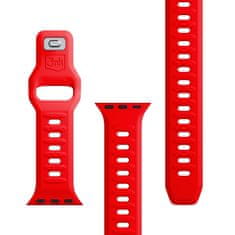 3MK 42/44/45/49 MM RED - 3MK SILICONE WATCH STRAP FOR APPLE