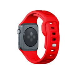 3MK 42/44/45/49 MM RED - 3MK SILICONE WATCH STRAP FOR APPLE