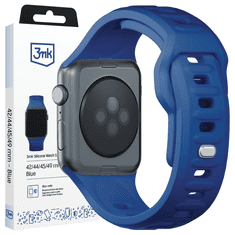 3MK 42/44/45/49 MM BLUE - 3MK SILICONE WATCH STRAP FOR APPLE