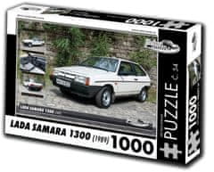 RETRO-AUTA© Puzzle št. 54 Lada Samara 1300 (1989) 1000 kosov