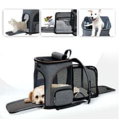 MG Livefy Pet Carrier transportna torba za pse 41x35cm, siva