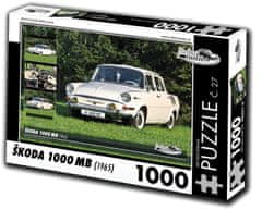 RETRO-AUTA© Puzzle št. 27 Škoda 1000 MB (1965) 1000 kosov